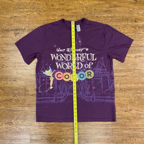 Disney 100 Celebration Purple Tinker Bell Unisex Adults Graphic T Shirt Size Med - Picture 9 of 10
